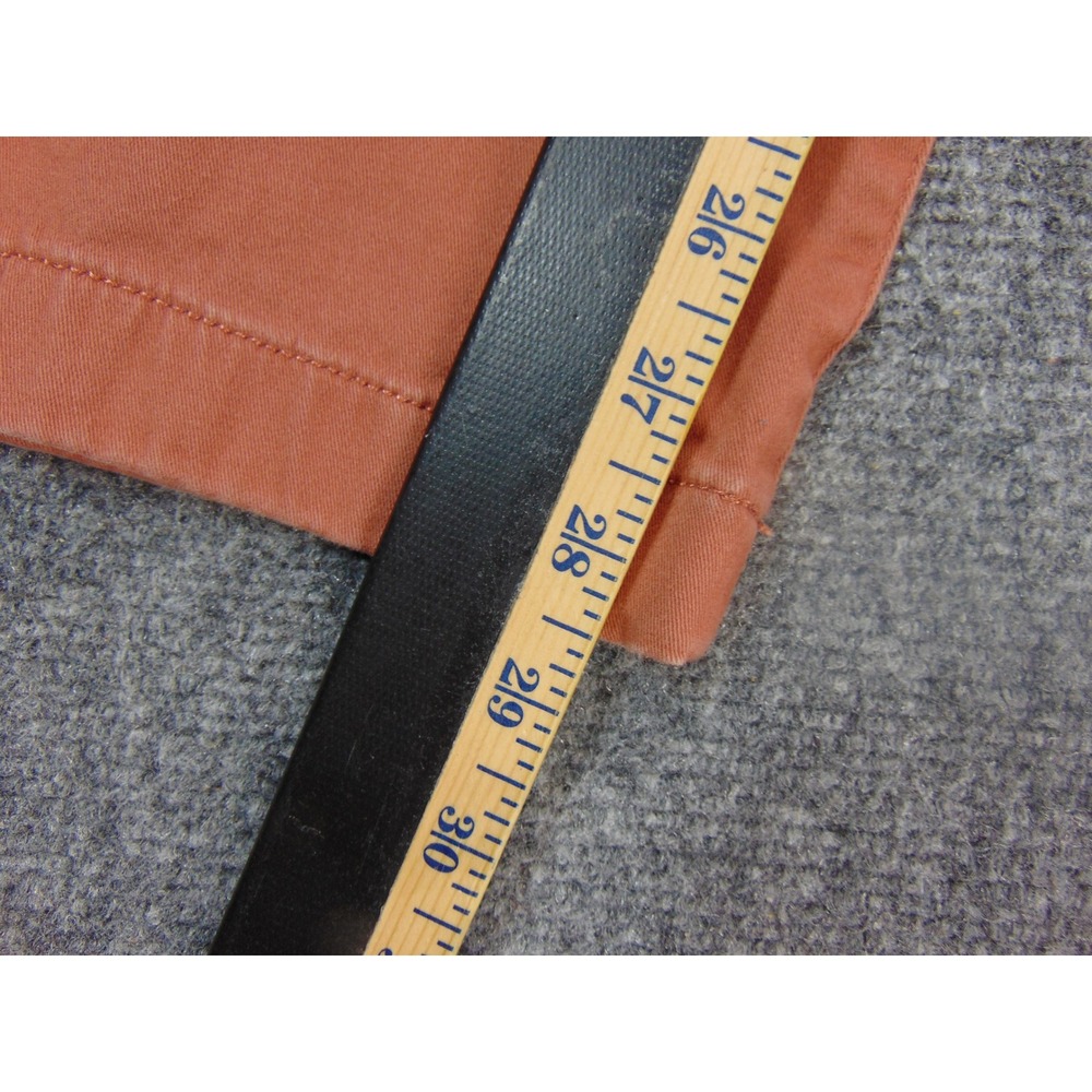 Lucky Brand 410 Athletic Chino Mens 34x30 Orange Casual Preppy Coastal - Picture 5 of 11